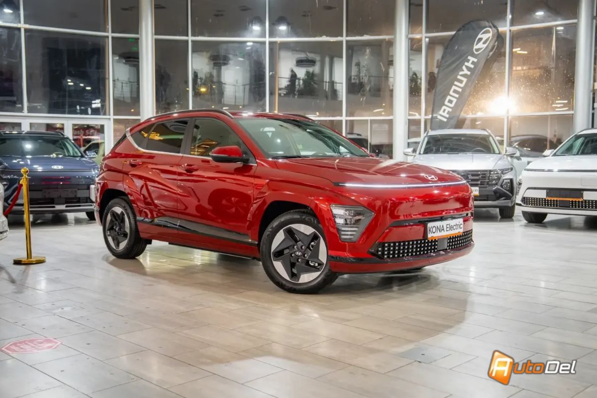 Masina kona electrica rosie